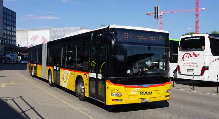 Post Auto MAN Lion's City NG363 artic 316